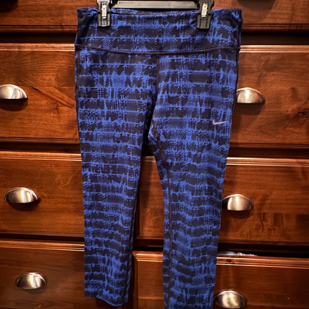 Nike Dri-FIT Blue and Black Leggings
